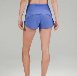 Lululemon Speed Up High-Rise Lined Short 2.5"Wild Indigo Size 0